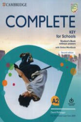 Complete Key for Schools Second edition Student’s Book without answers with Online Workbook (ISBN: 9781108539371)