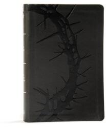 KJV Large Print Personal Size Reference Bible, Charcoal Leathertouch - Holman Bible Staff (ISBN: 9781535935692)