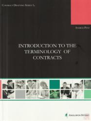 Introduction to the Terminology of Contracts (2018)