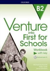 Venture into First for Schools: Caiet de exerciții cu cheie (ISBN: 9780194115063)