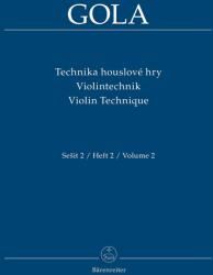 Violin Technique, Volume 2 Gola, Zdenek (ISBN: 9790260105928)