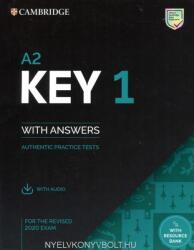 A2 Key 1 for the Revised 2020 Exam - Student's Book with Answers with Audio and Resource Bank - Authentic Practice Tests (ISBN: 9781108694636)
