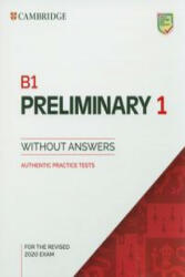 B1 Preliminary 1 for the Revised 2020 Exam Student's Book without Answers (ISBN: 9781108723688)