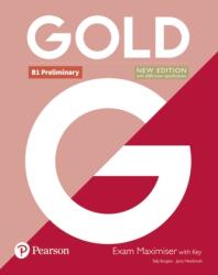 Gold B1 Preliminary New Edition Exam Maximiser with Key (2018)