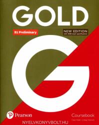 Gold B1 Preliminary New Edition Coursebook (2018)