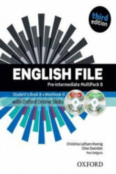 English File third edition: Pre-intermediate: MultiPACK B with Oxford Online Skills, m. DVD, m. CD-ROM, m. Buch, m. Beilage, m. Beilage - Clive Oxenden (2015)