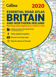 2020 Collins Essential Road Atlas Britain and Northern Ireland - Collins Maps (ISBN: 9780008318703)