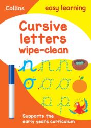 Cursive Letters Age 3-5 Wipe Clean Activity Book (ISBN: 9780008335830)
