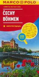 Bohemia térkép, Bohémia térkép Marco Polo 1: 200 000 (ISBN: 9783829739979)