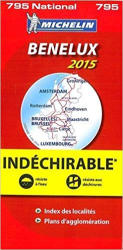 795. Benelux államok térkép Michelin 1: 400 000 (ISBN: 9782067199088)