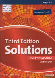 Solutions Pre-Intermediate Third Edition Student's Book (ISBN: 9780194510707)