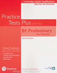 Mark Little, Jacky Newbrook: Practice Tests Plus B1 Preliminary for Schools with key (ISBN: 9781292282190)
