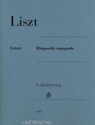 Liszt Ferenc: Liszt Ferenc: Rhapsodie Espagnole zongorára (ISBN: 9780201813333)