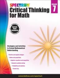 Spectrum Critical Thinking for Math, Grade 7 - Spectrum (2017)