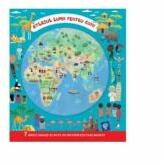 Atlasul lumii pentru copii. 7 harti uriase si sute de informatii fascinante (ISBN: 9786063334726)