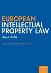 European Intellectual Property Law - Pila (ISBN: 9780198831280)