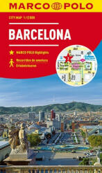 Barcelona térkép Marco Polo vízálló 1: 12 000 (ISBN: 9783829741538)