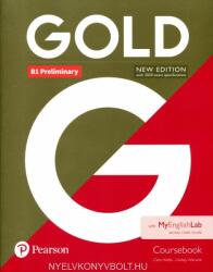 Gold B1 Preliminary Coursebook with MyEnglishlab Internet Access Code - New Editon (ISBN: 9781292217826)