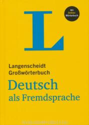 Langenscheidt Großwörterbuch Deutsch als Fremdsprache mit Online-Wörterbuch (ISBN: 9783125140677)