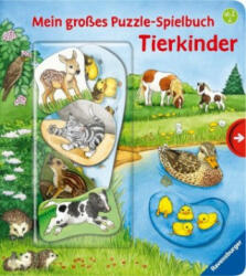 Mein großes Puzzle-Spielbuch: Tierkinder - Frauke Nahrgang, Anne Ebert (ISBN: 9783473438129)