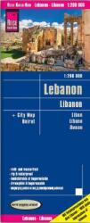 Libanon autós térkép, Libanon térkép Reise 1: 200 000 (ISBN: 9783831774197)