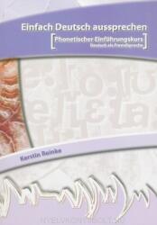 Einfach Deutsch aussprechen Buch und CD - Kerstin Reinke (2011)