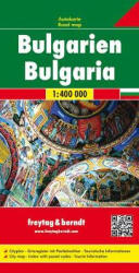 Bulgária autóstérkép (2008)