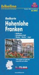 Hohenlohe Franken kerékpáros térkép 1: 75 000 (2008)
