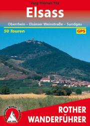 Elsass túrakalauz Bergverlag Rother német RO 4313 (2009)