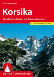 Korsika túrakalauz Bergverlag Rother német RO 4280 (2011)