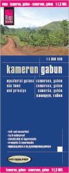 Kamerun térkép Reise, Gabun térkép 1: 1 300 000 Gabon térkép (2009)