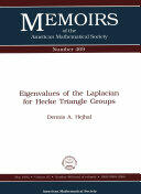 Eigenvalues Of The Laplacian For Hecke Triangle Groups (ISBN: 9780821825297)