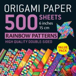 Origami Paper 500 sheets Rainbow Patterns 6 inch (ISBN: 9780804851459)