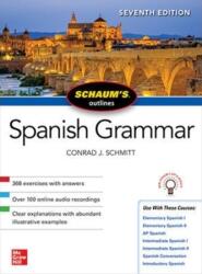 Schaum's Outline of Spanish Grammar, Seventh Edition (ISBN: 9781260454222)