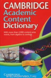 Cambridge Academic Content Dictionary paperback with CD-ROM (ISBN: 9780521691963)