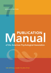 Publication Manual of the American Psychological Association (ISBN: 9781433832178)