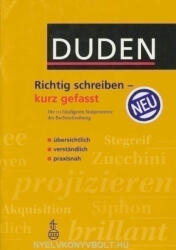 Duden Richtig Schreiben - Kurz Gefasst (ISBN: 9783411724512)