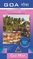 Goa térkép Gizi Map, Goa Road map, Goa autós térkép 1: 175 000 2020 (ISBN: 9786155010170)