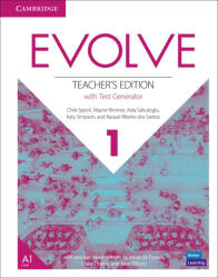 Chris Speck, Wayne Rimmer, Aida Sahutoglu, Katy Simpson, Raquel Ribeiro dos Santos: Evolve Level 1 Teacher's Edition with Test Generator (ISBN: 9781108405126)