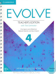 Chris Speck, Lynne Robertson, Deborah Shannon, Katy Simpson: Evolve Level 4 Teacher's Edition with Test Generator (ISBN: 9781108405188)