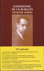 Márai Sándor: Confesiones de un burgués (ISBN: 9788478888658)