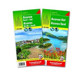 WKP 3 Azori-szigetek turistatérkép Freytag 1: 50 000 2019 (ISBN: 9783707917949)