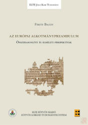 AZ EURÓPAI ALKOTMÁNYPREAMBULUM (ISBN: 9789633123072)