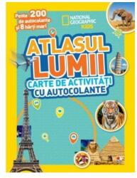 Atlasul lumii. Carte de activitati cu autocolante - National Geographic (ISBN: 9786063340987)