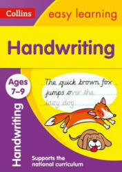 Handwriting Ages 7-9 - Collins Easy Learning (ISBN: 9780008151423)