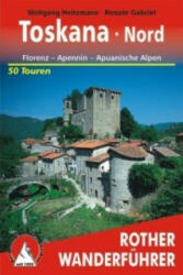 Toskana Nord - Apennin I Aquanische Alpen túrakalauz Bergverlag Rother német RO 4115 (2010)