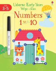 EARLY YEARS WIPE-CLEAN NUMBERS 1 TO 10 (ISBN: 9781474951241)