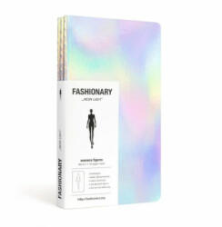 Fashionary Mini Neon Light Womens Sketchbook A6 (ISBN: 9789881655097)