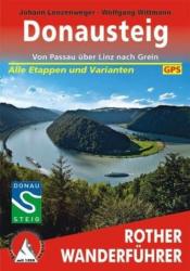 Donausteig túrakalauz Bergverlag Rother német RO 4390 (2010)