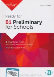 Ready for B1 Preliminary for Schools - 8 Practice Tests with downloadable audio (ISBN: 9788853627872)